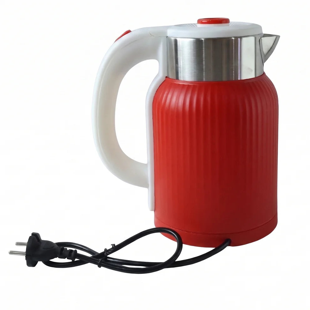 Pretty Buyers Electric Kettle 2 Litre 1500W Red for Tea Coffee Milk and Hot Water (1 Pc)