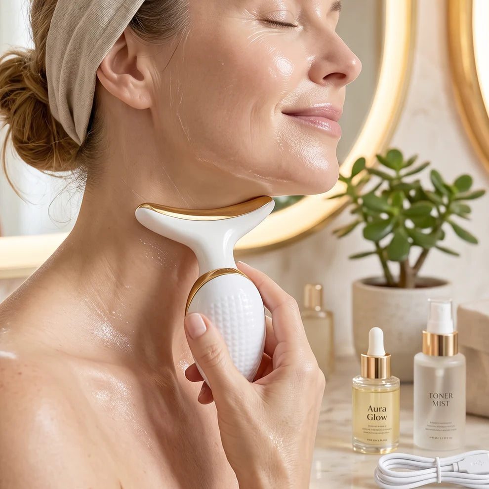 Pretty Buyers Electric Neck and Face Massager Lifting Firming Skin Care Beauty
