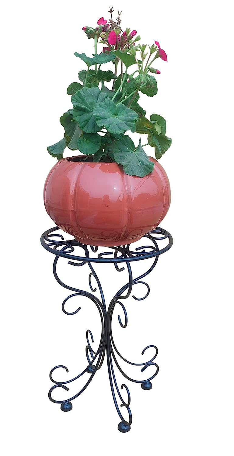 Bhulife Flower Pot Stand for Balcony Living Room Outdoor Indoor Plants Plant Holder for Home Decor