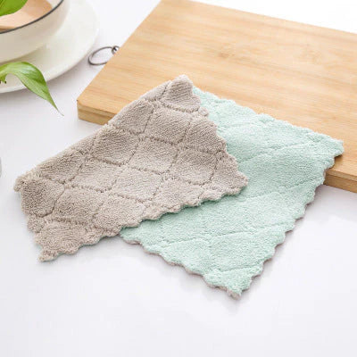 Pretty Buyers Kitchen Cleaning Towel – Highly Absorbent & Durable | Velvet Wipe (5 pcs)
