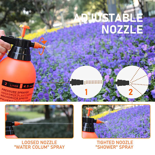 Garden Pressure Sprayer – 2L Handheld Pump