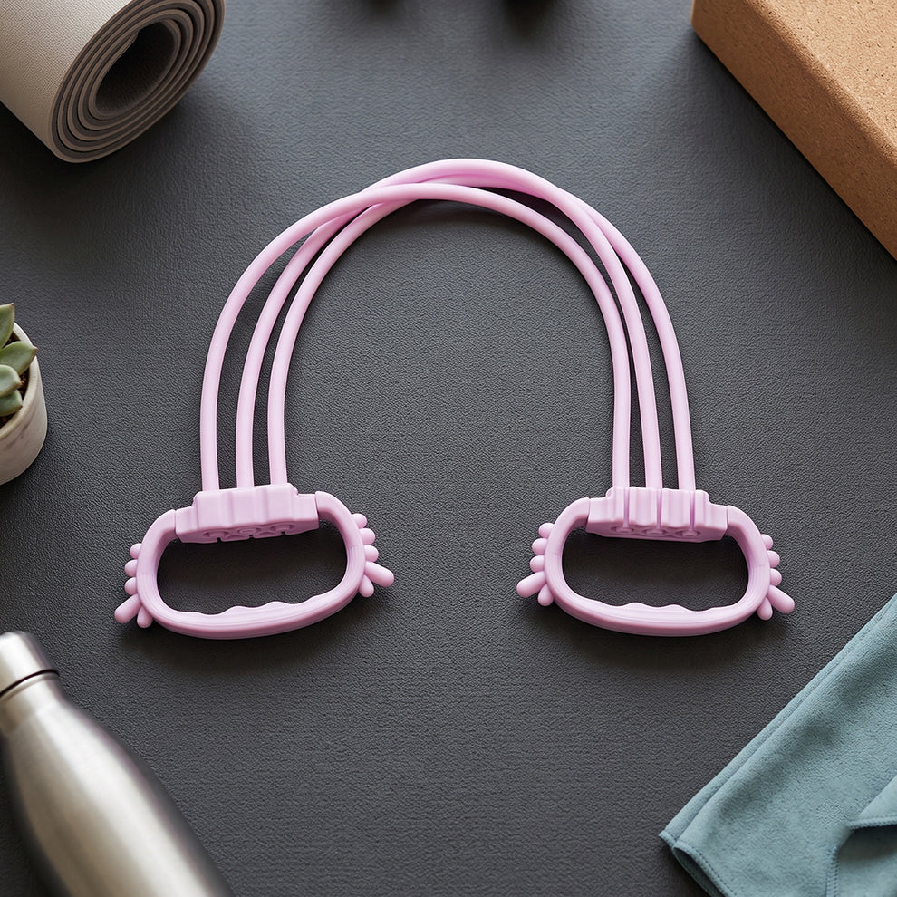 Pretty Buyers Multifunctional Chest Expander Puller 3 Tube Resistance Band for Home Gym (1 Pc)