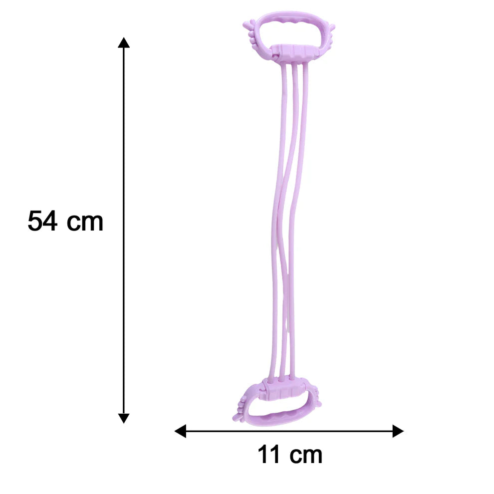 Pretty Buyers Multifunctional Chest Expander Puller 3 Tube Resistance Band for Home Gym (1 Pc)