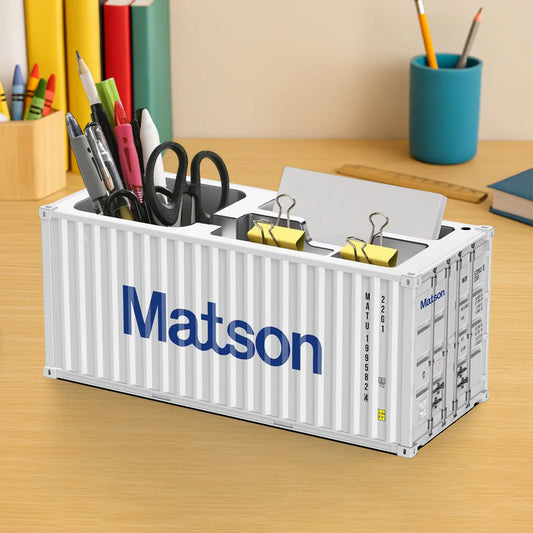 Pretty Buyers Container-Style Desk Organizer – Multi-Compartment Storage Box