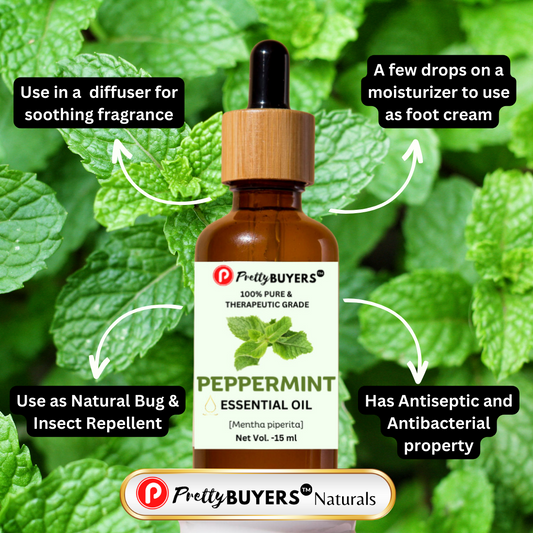 PrettyBUYERS Naturals Peppermint Oil 15MLx1
