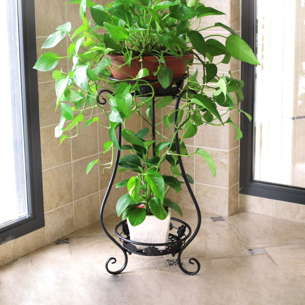 Bhulife Plant Stand for Balcony Living Room Flower Pot Stand Outdoor Indoor Plants Plant Holder Home Decor Item