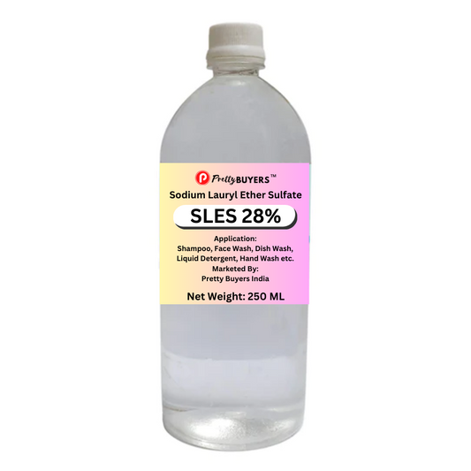 PrettyBUYERS SLES Liquid Sodium Lauryl Ether Sulphate cleansing, emulsifying agent Liquid 250MLx1