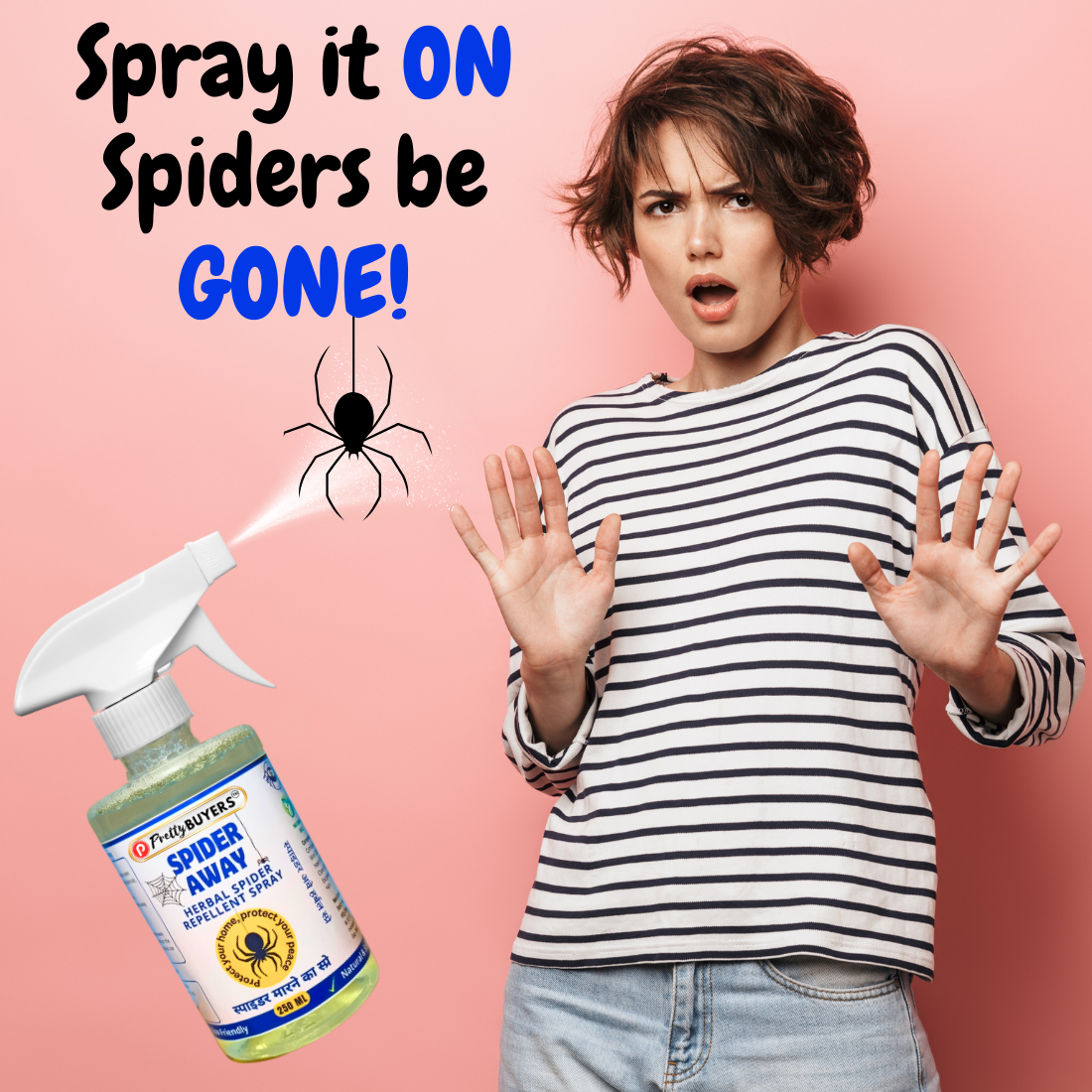 Pretty BUYERS Spider Killer & Repellent Spray 250 ml
