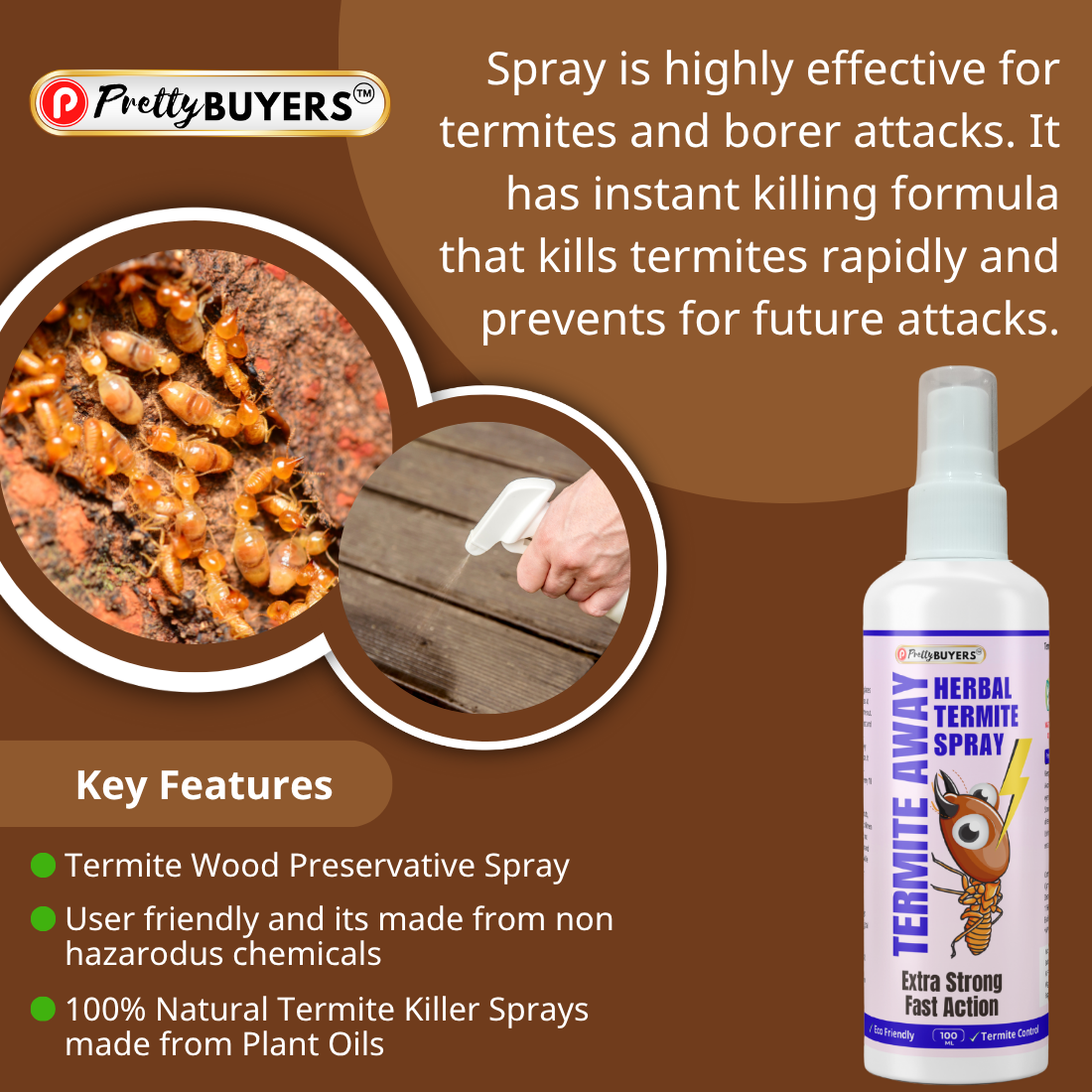 Pretty Buyers Termite Away 100ML