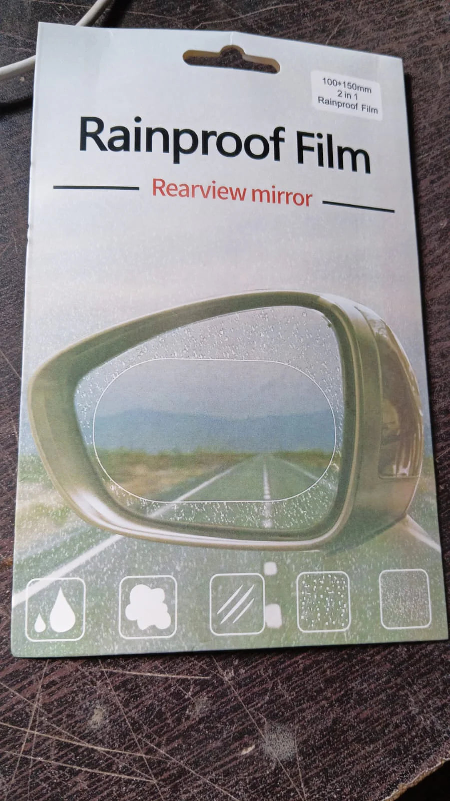 Pretty Buyers Car Mirror Anti Fog Film Rearview Side Mirror Waterproof Clear Film (2 Pc)