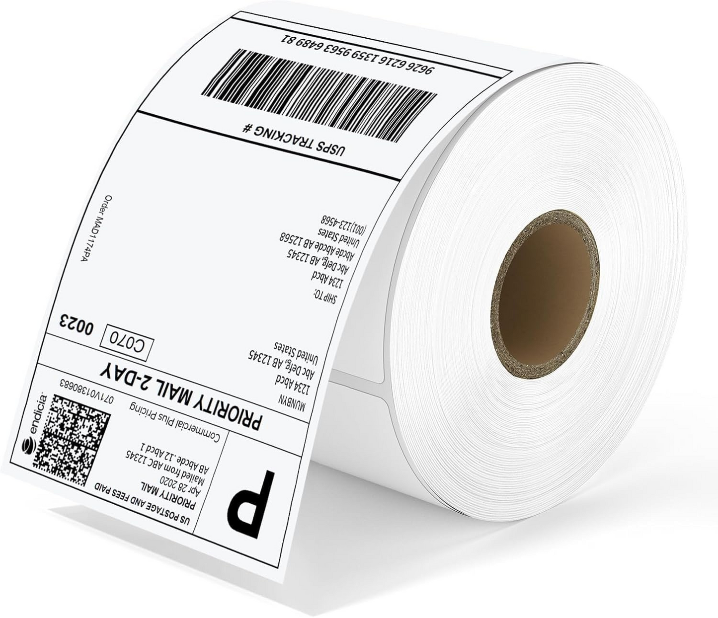 Direct Thermal Shipping Label Sticker Roll / Flipkart Meesho Shipping Labels - 3x5 Inches 400 Labels per Roll