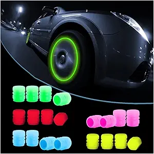 Tyre Valve Caps Luminous Glow