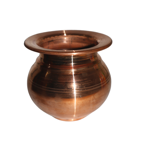 Pure Copper Lota Kalash | Puja Lota | Religious Pooja Items