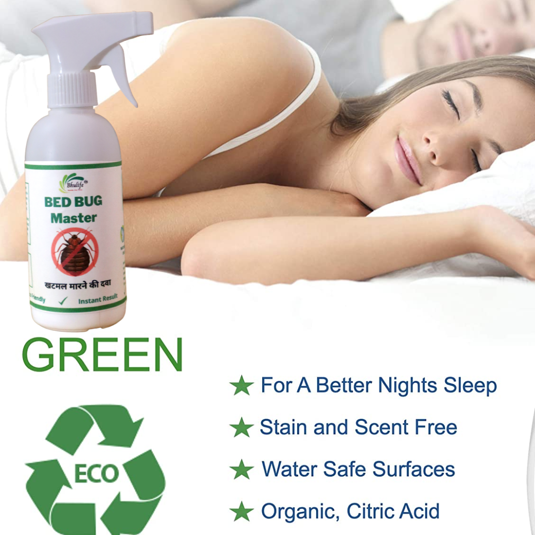 Bhulife BedBug Eliminator Effective for Sucking Ticks and Fleas for Cattle and Pets