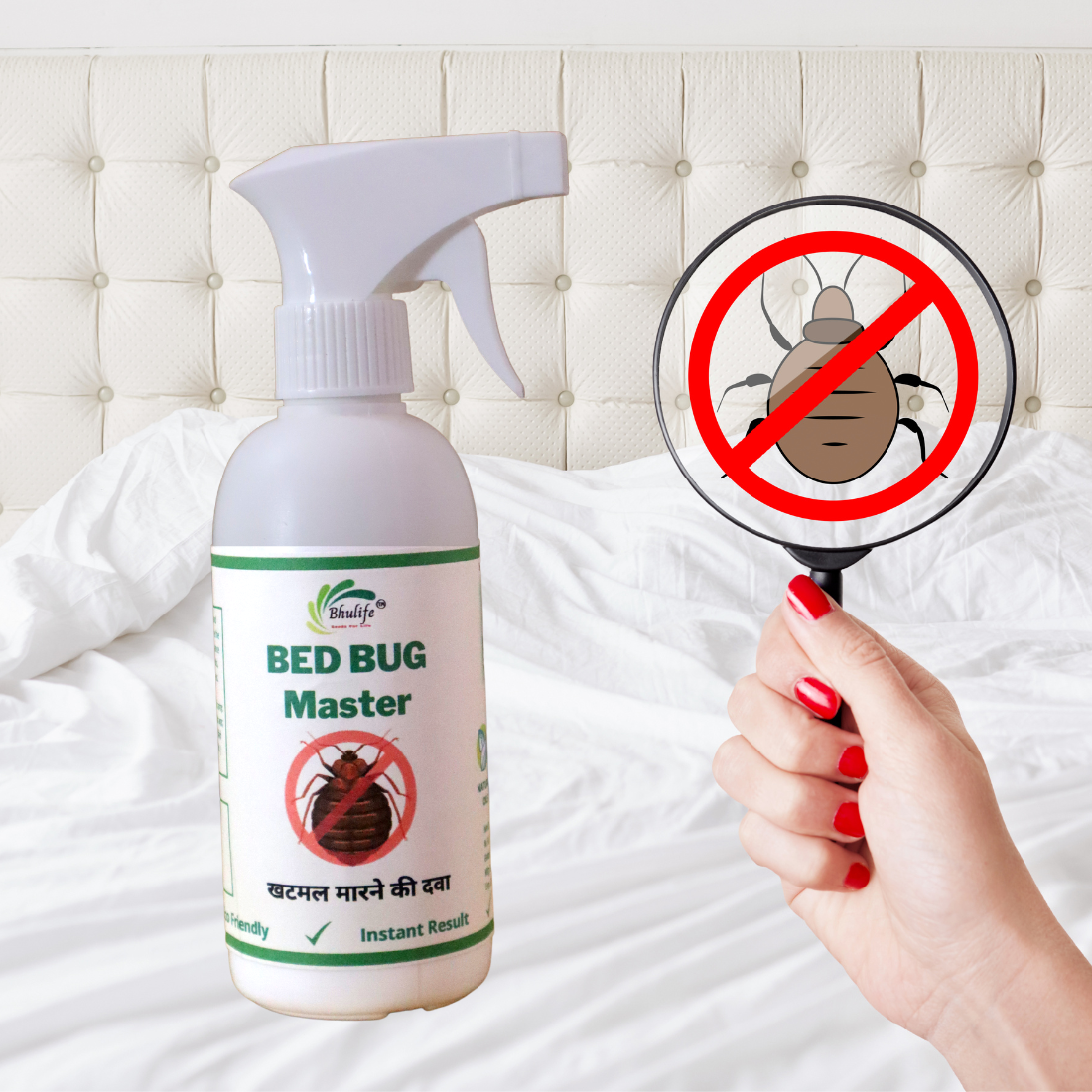 Bhulife BedBug Eliminator Effective for Sucking Ticks and Fleas for Cattle and Pets