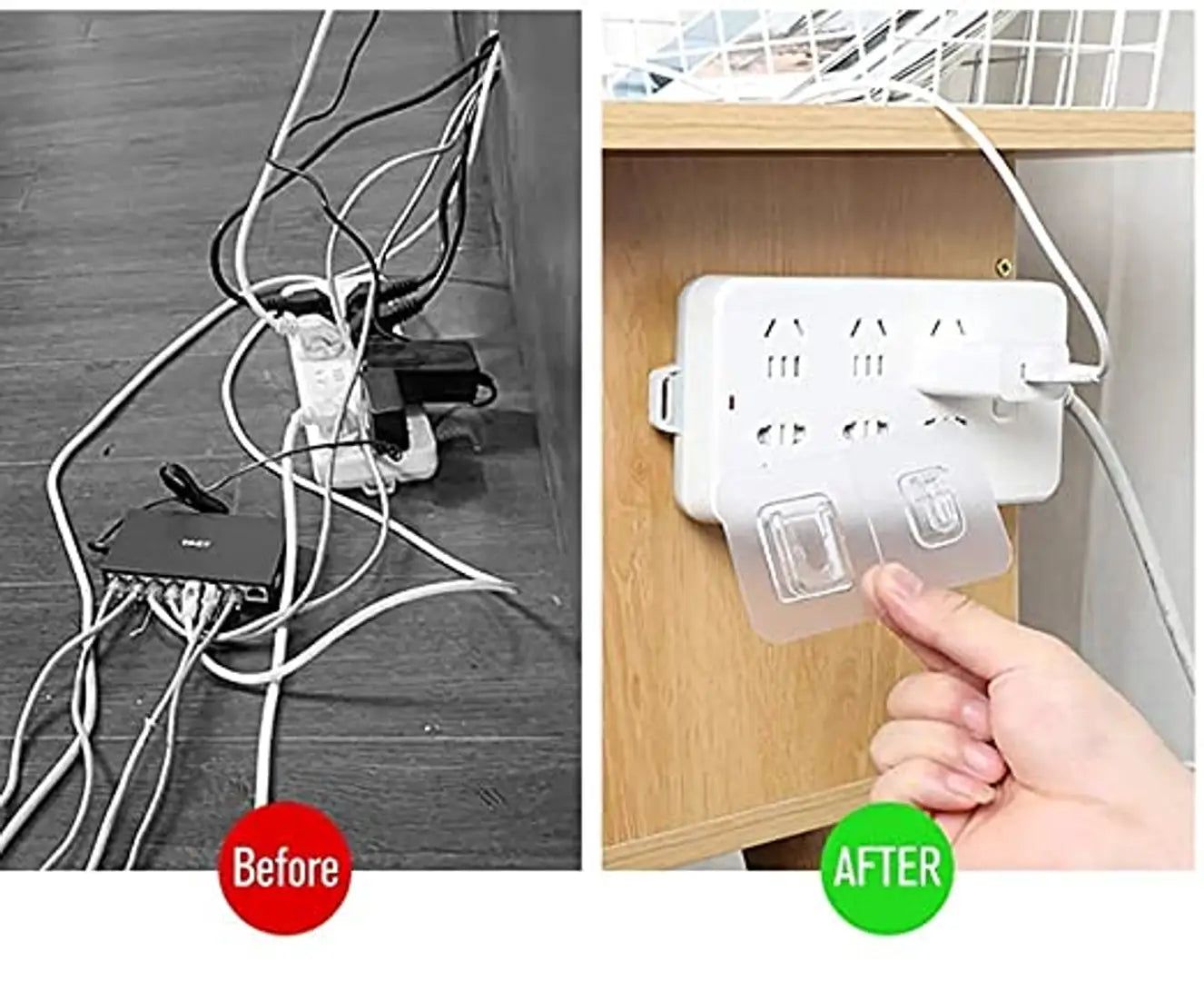 Double-Sided Adhesive Wall Hooks Heavy-Duty Seamless Adhesive Hook Non-Marking Punch-Free