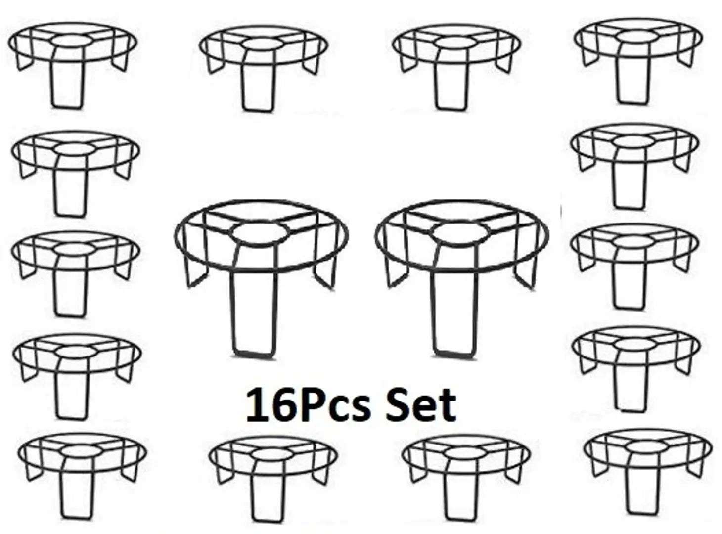 Alight Round gamla stand / planter stand / flower pot stand for indoor / outdoor gardening (pack of 16 pcs)