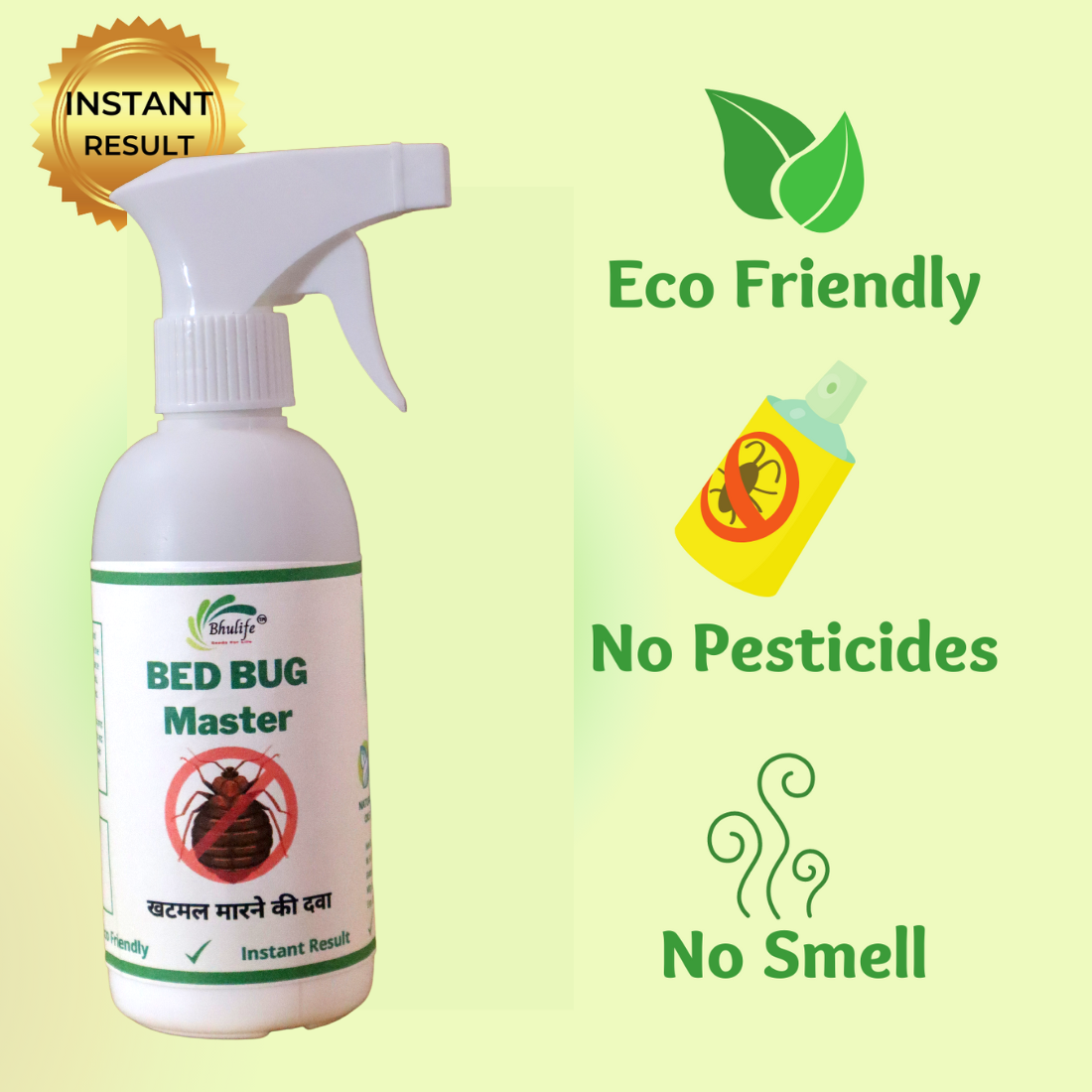 Bhulife BedBug Eliminator Effective for Sucking Ticks and Fleas for Cattle and Pets
