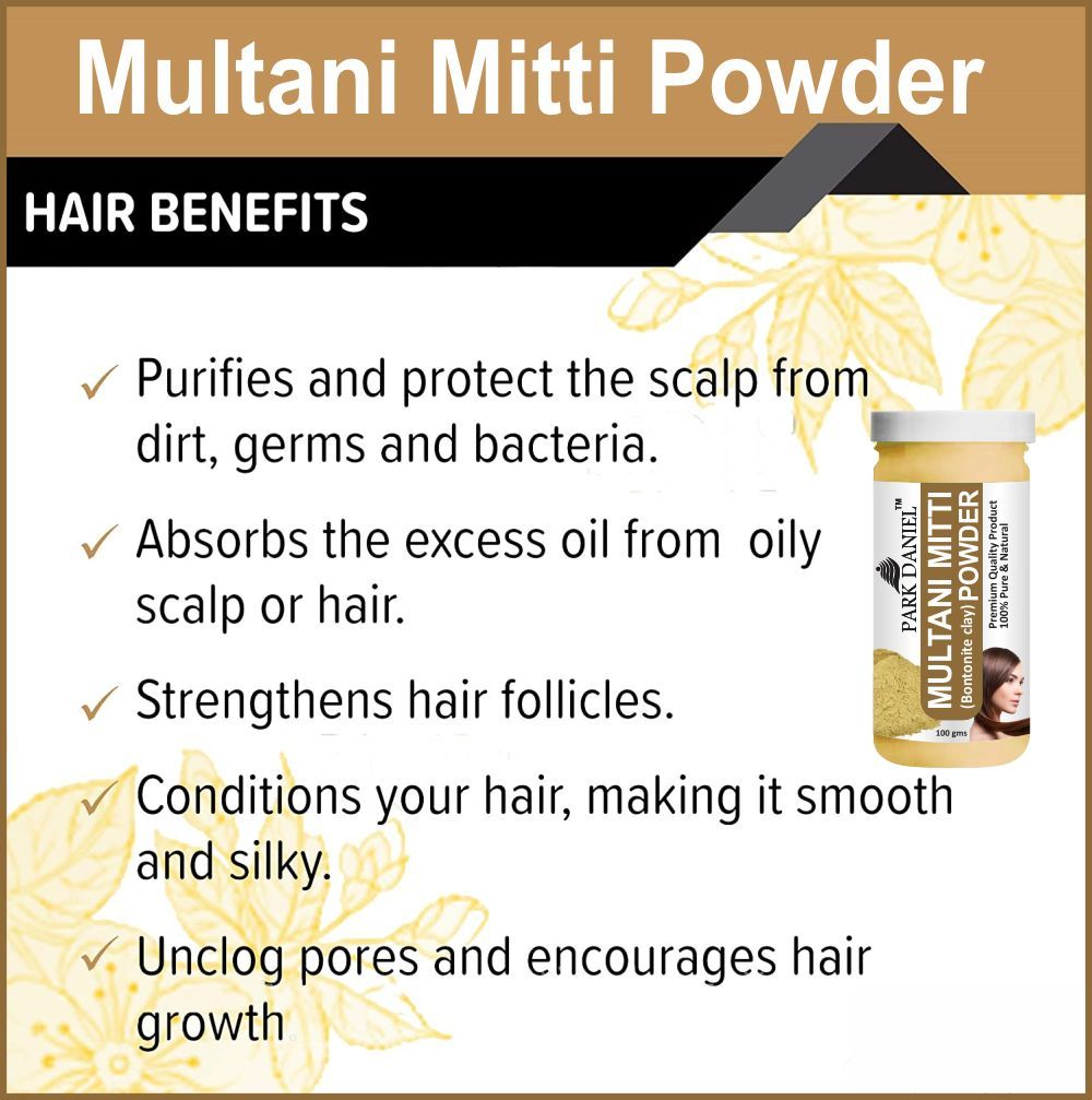 Park Daniel Multani Mitti Powder & Manjistha Leaf Powder Combo pack of 2 Jars of 100 gms(200 gms)