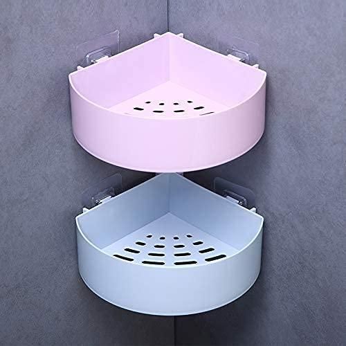 Plastic Triangle Wall Mount Storage Basket  (Number of Shelves - 5) Combo Pack