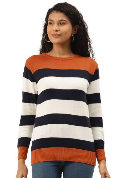 Style Quotient Women's Cotton Color Block Sweaters
