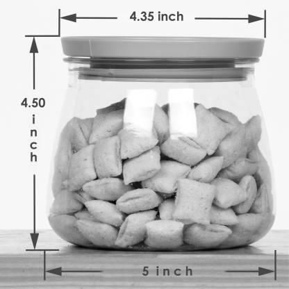 iPretty  Containers-Plastic Handy & Mataka CONTAINER Storage Jar & Container 900ML Plastic Cereal Dispenser, Air Tight, Grocery Container, Fridge Container,Tea Coffee  (Blue , Pack of 6)