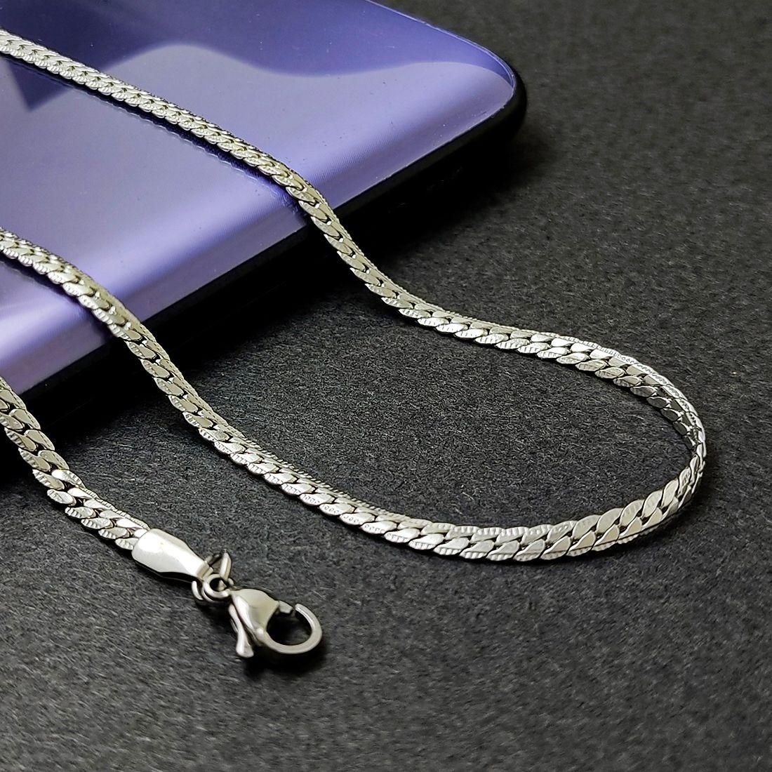 Glowing Silver Plated Chain