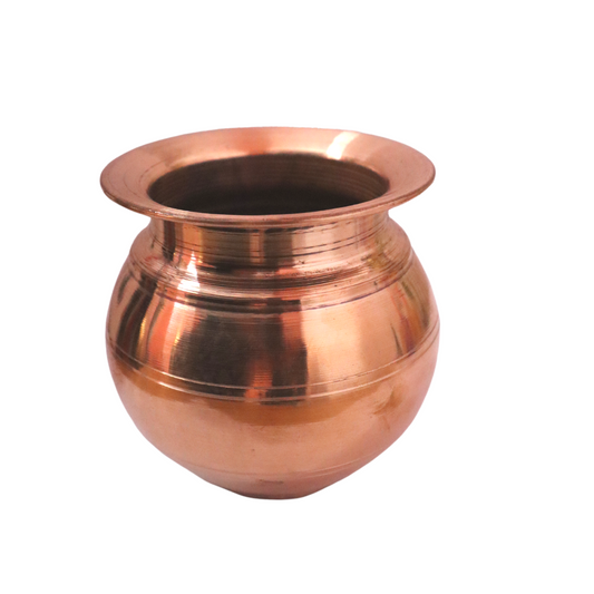 Pure Copper Lota Kalash | Religious Pooja Article | Pooja Kalash Lota