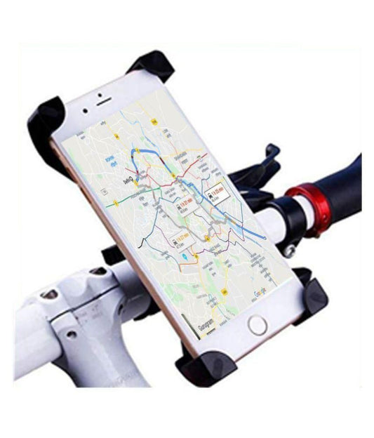 Adjustable 360 Degree Rotational Bicycle & Motorcycle Handlebar Stand Bike Mobile Holder
