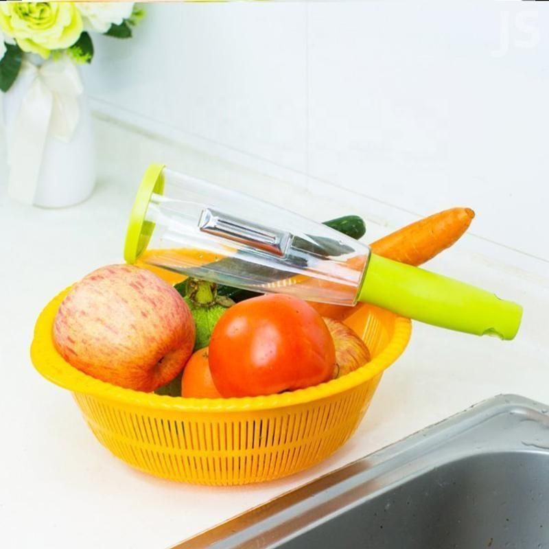 iPretty Peeler-Multifunction Kitchen Vegetable ,Fruit No Mess Peeler With Storage Container