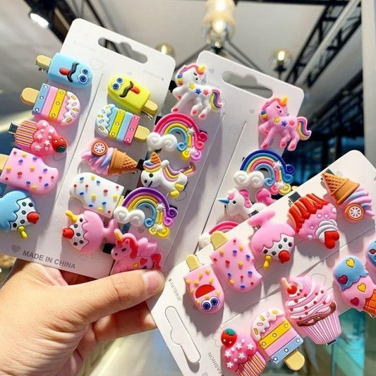 Stunning Plastic Unicorn Hair Clip (Pack of 20)