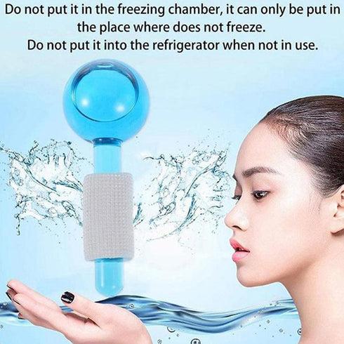 Facial Massage Ice Ball Face Massager Ball Ice Face Roller Crystal Eyes Massager