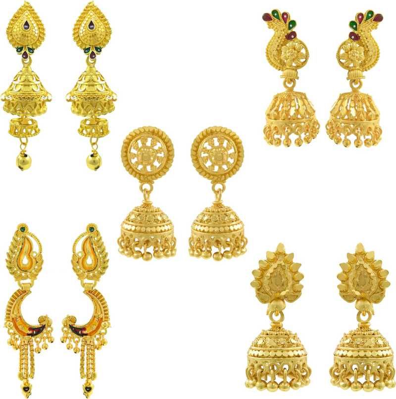 Traditional  Gold Plated Earring