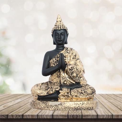Golden Handcrafted Buddha Showpiece