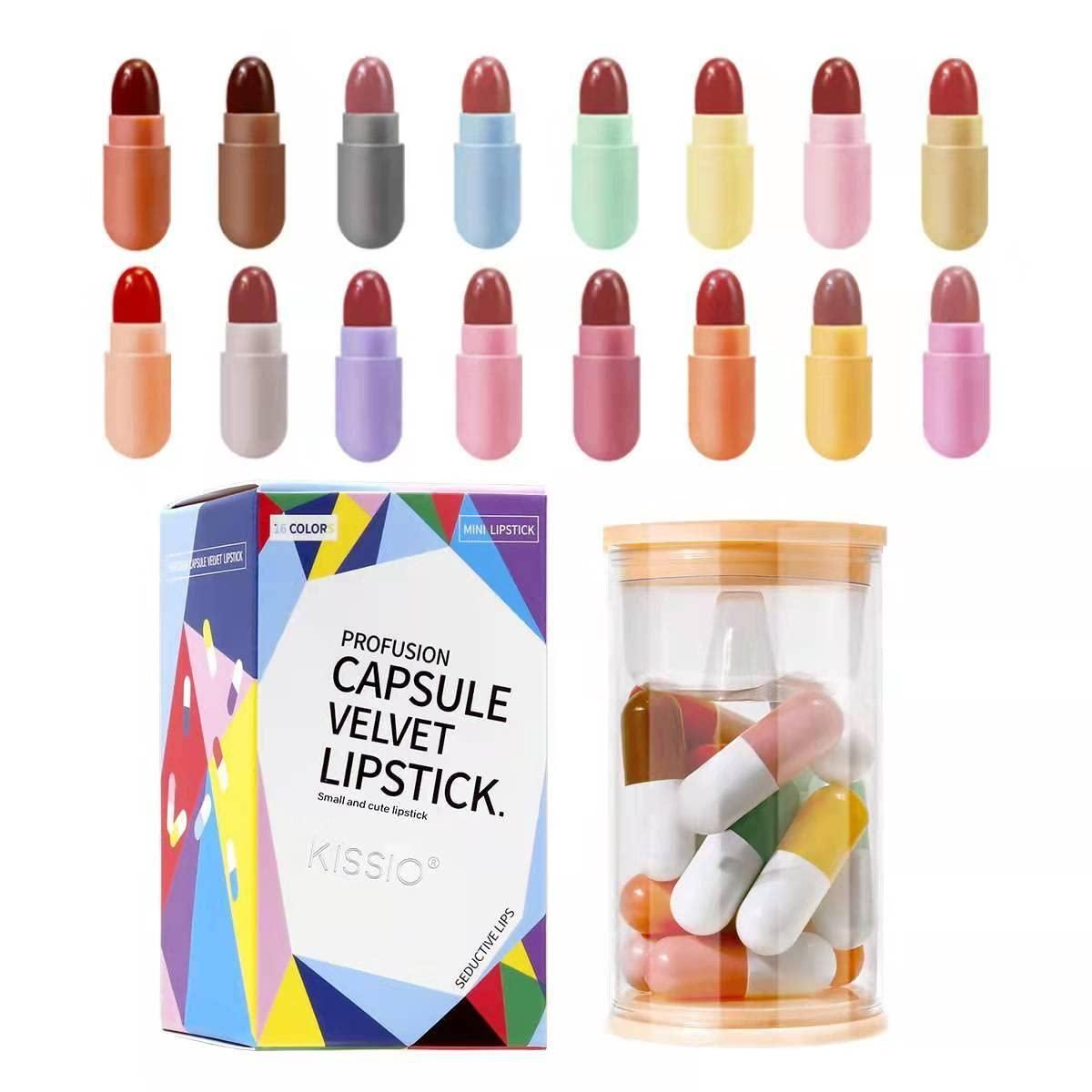 PrettyBUYERS Mini Lipstick Set 16 piece