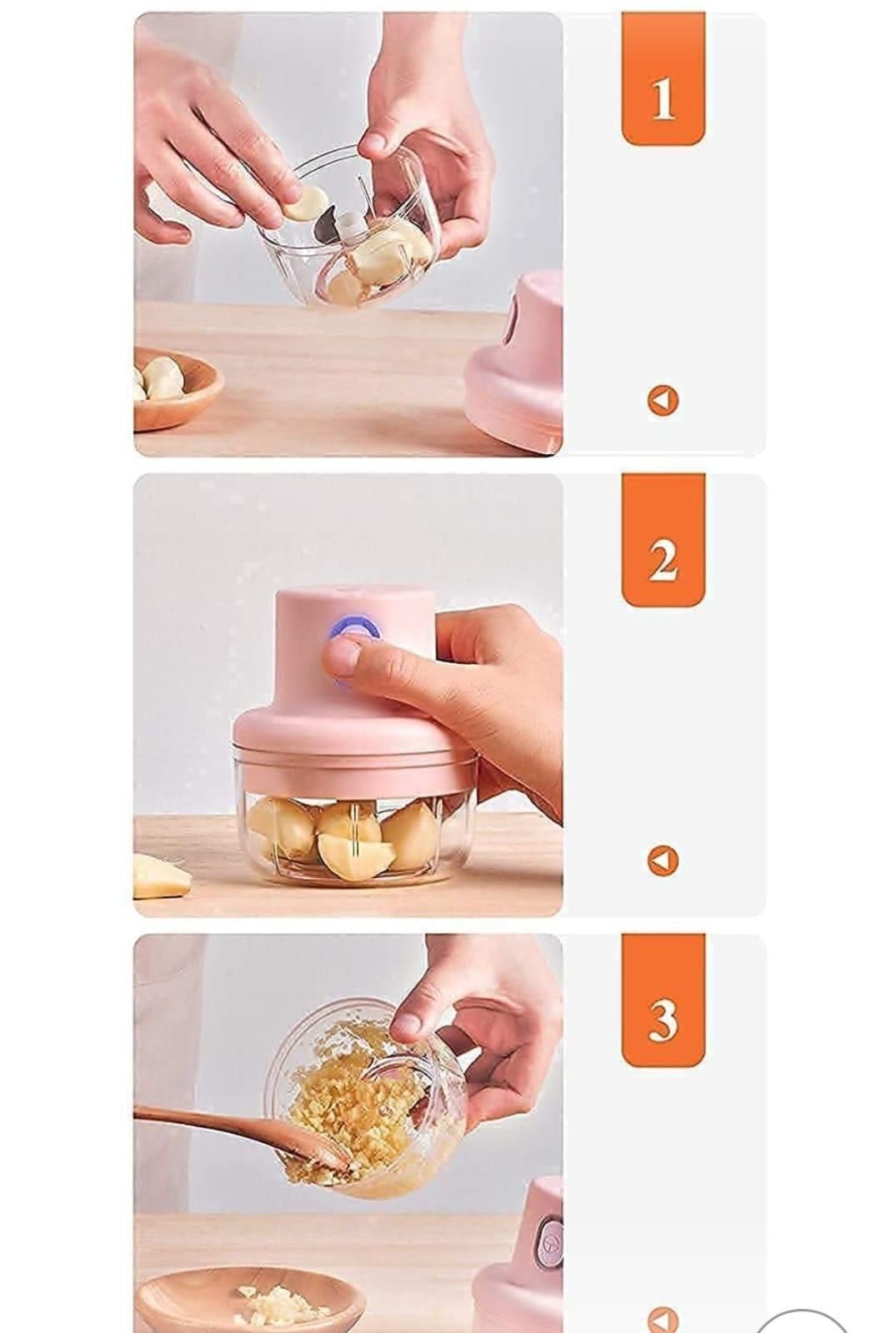 Quick Mini USB Chopper (Rechargeable)