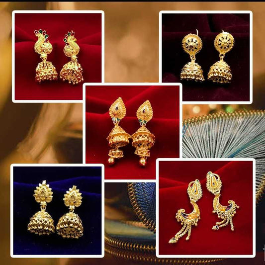 Traditional  Gold Plated Earring