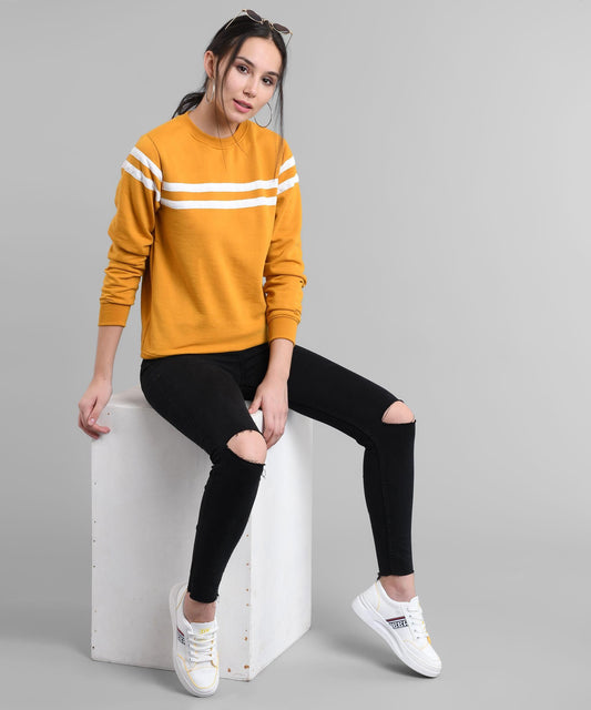 Women's Fleecee Stripe Sweatshirt