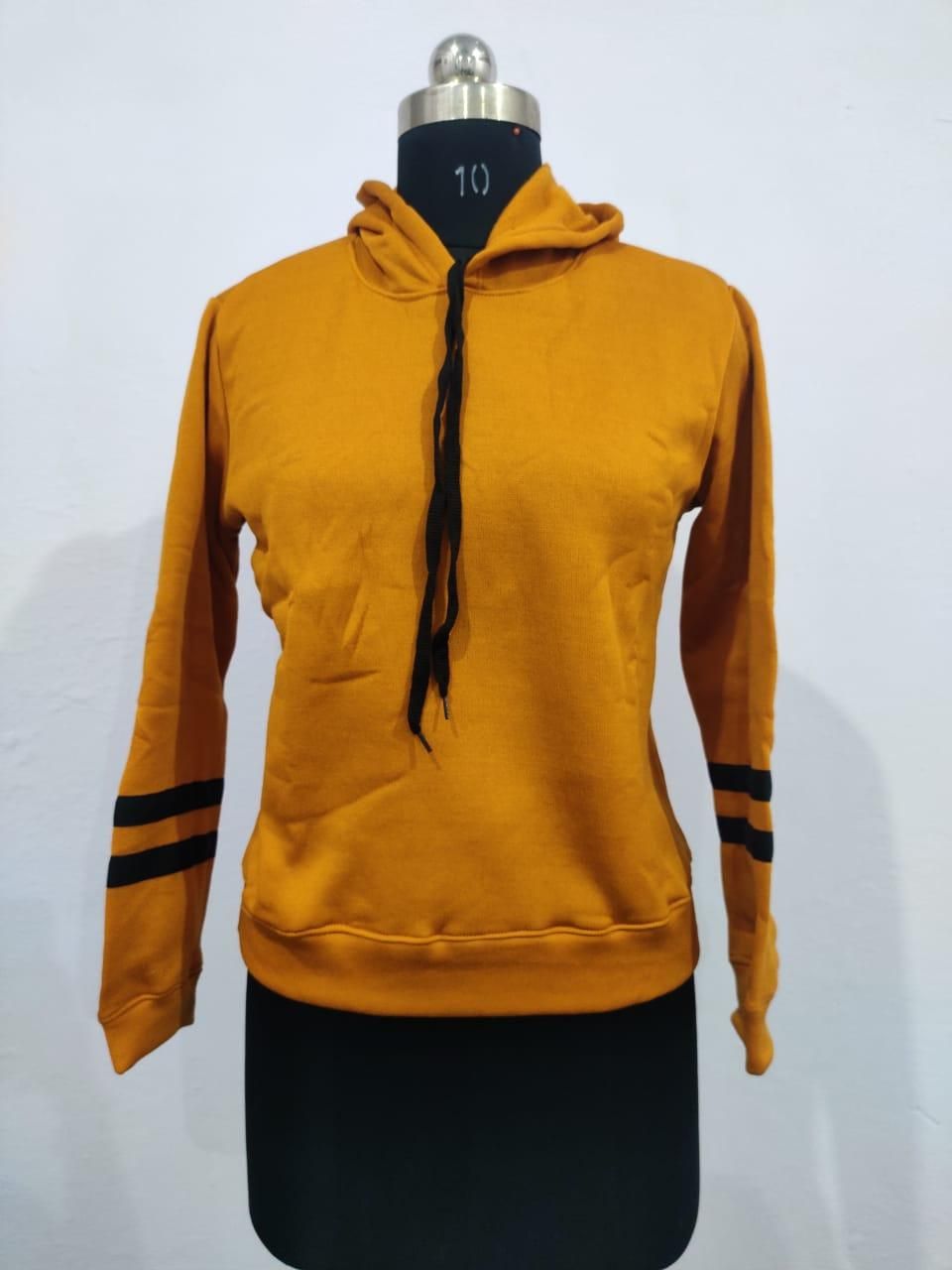 Women's Wool Stripe Sweatshirt