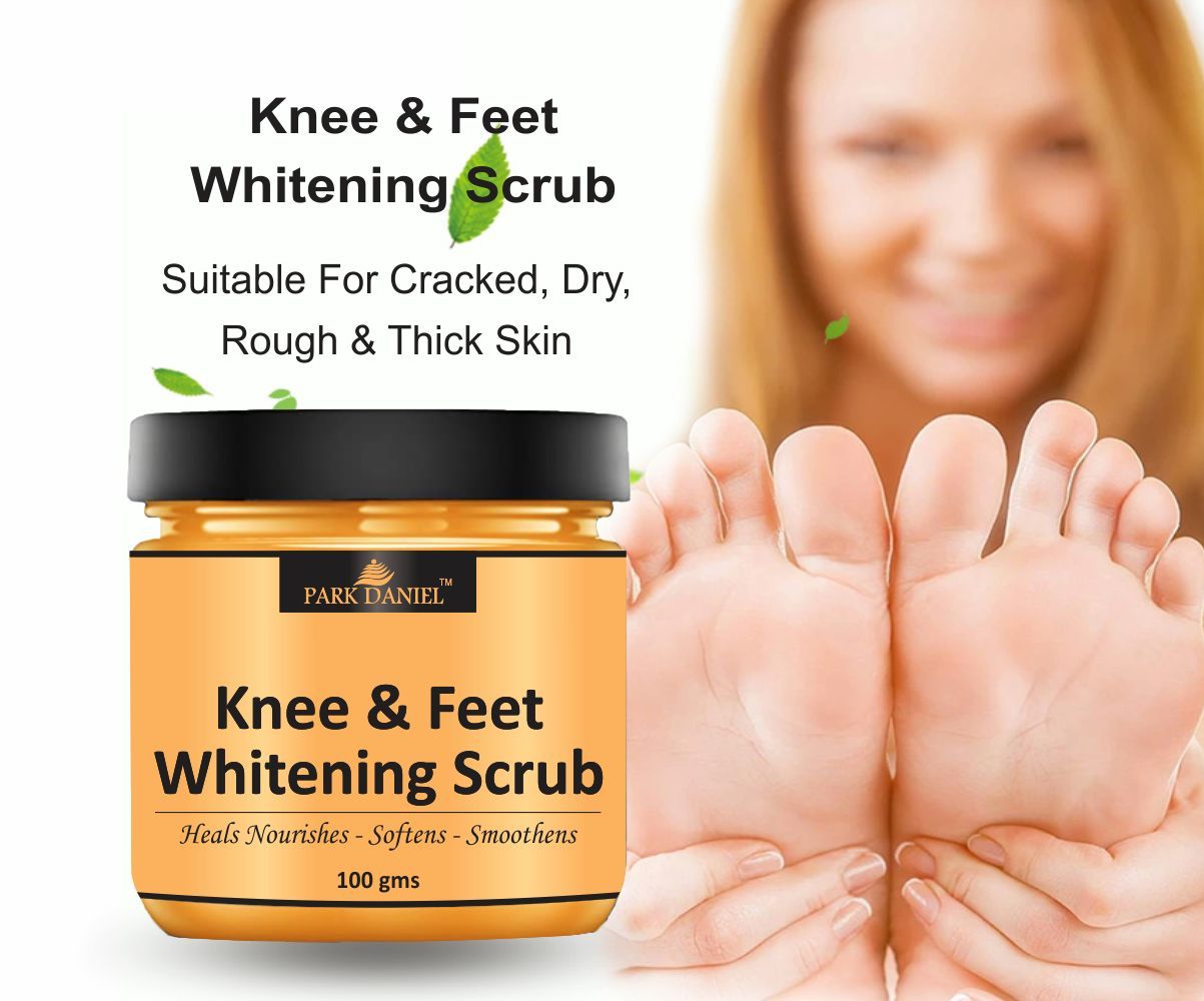 Park Daniel Knee and Feet Whitening Scrub | Body & Facial Cleaning Scrub Skin Polishing 100 Grams