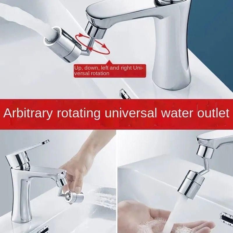 Flexible Rotatable Splash Filter Faucet Bathroom Tap Extender