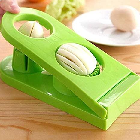 iPretty  Multi Purpose 2 in1 Boiled Egg Slicer Cutter Wedger and Dicer (1Pcs)