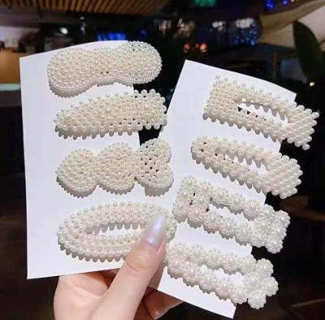 Latest Plastic Hair Clip (Pack of 8)