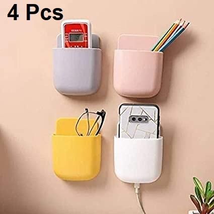 Wall Mounted Storage Box  (Multicolor, 4 Pcs Set)