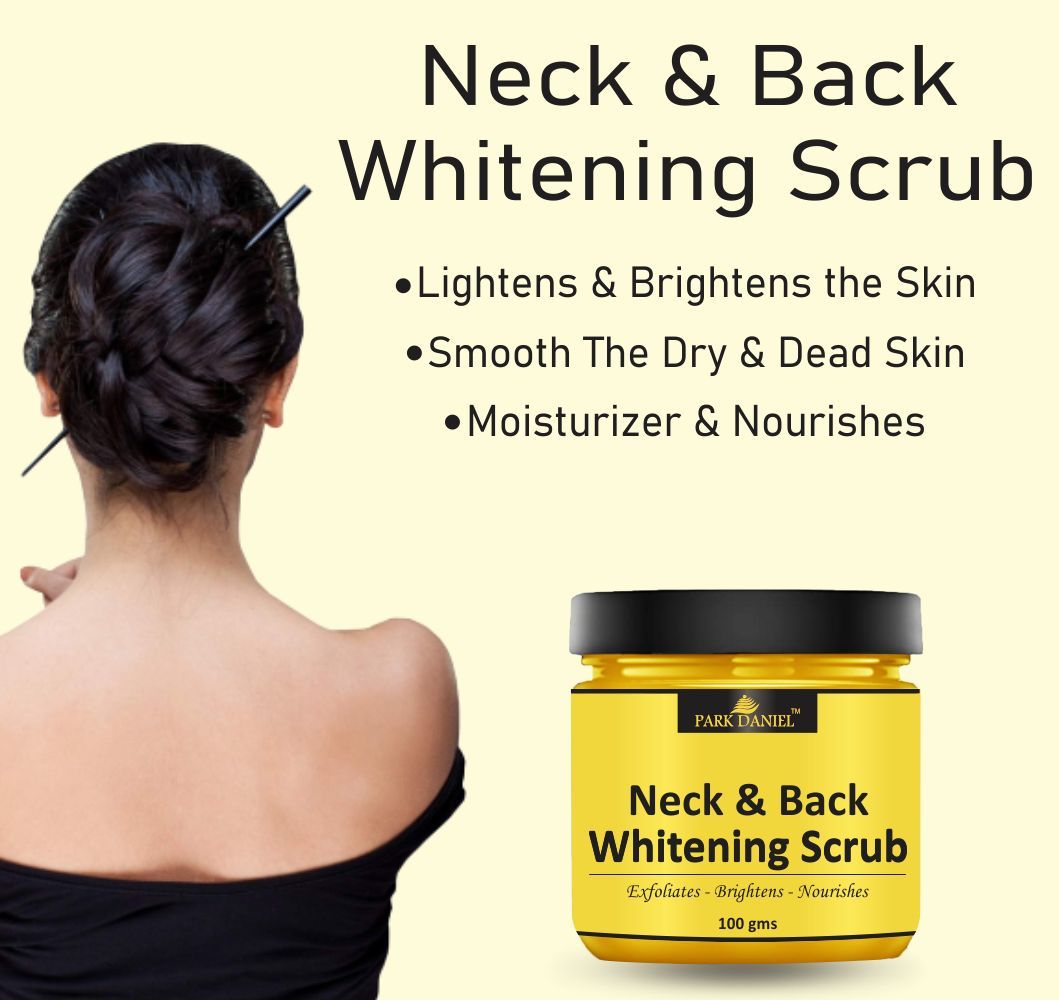 Park Daniel Neck and Back Whitening Scrub | Body & Facial Cleaning Scrub Skin Polishing 100 Grams