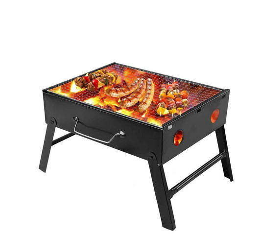 BBQ- Folding Barbeque Charcoal Grill Oven