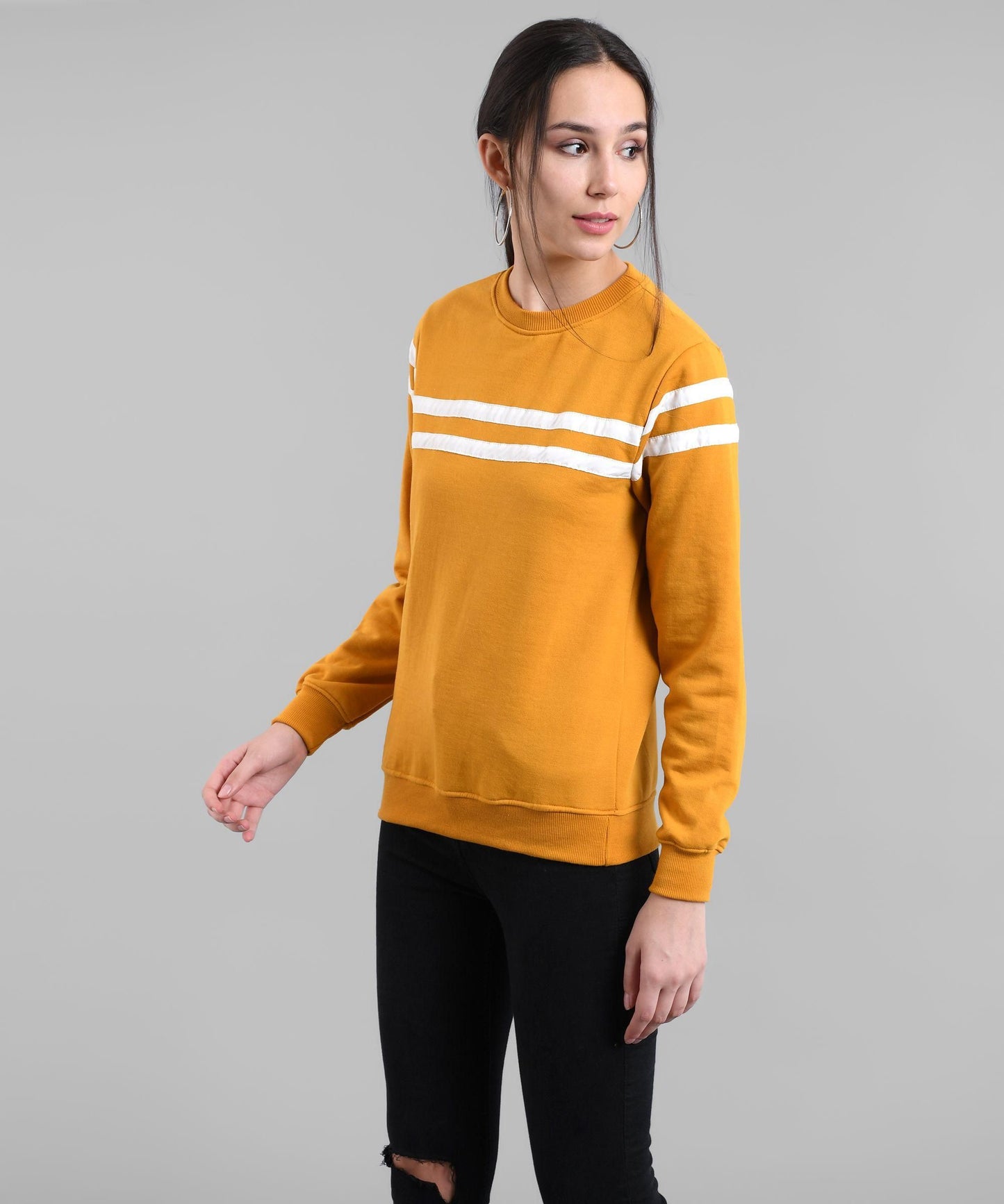Women's Fleecee Stripe Sweatshirt