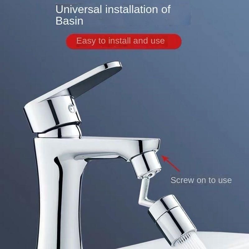 Flexible Rotatable Splash Filter Faucet Bathroom Tap Extender