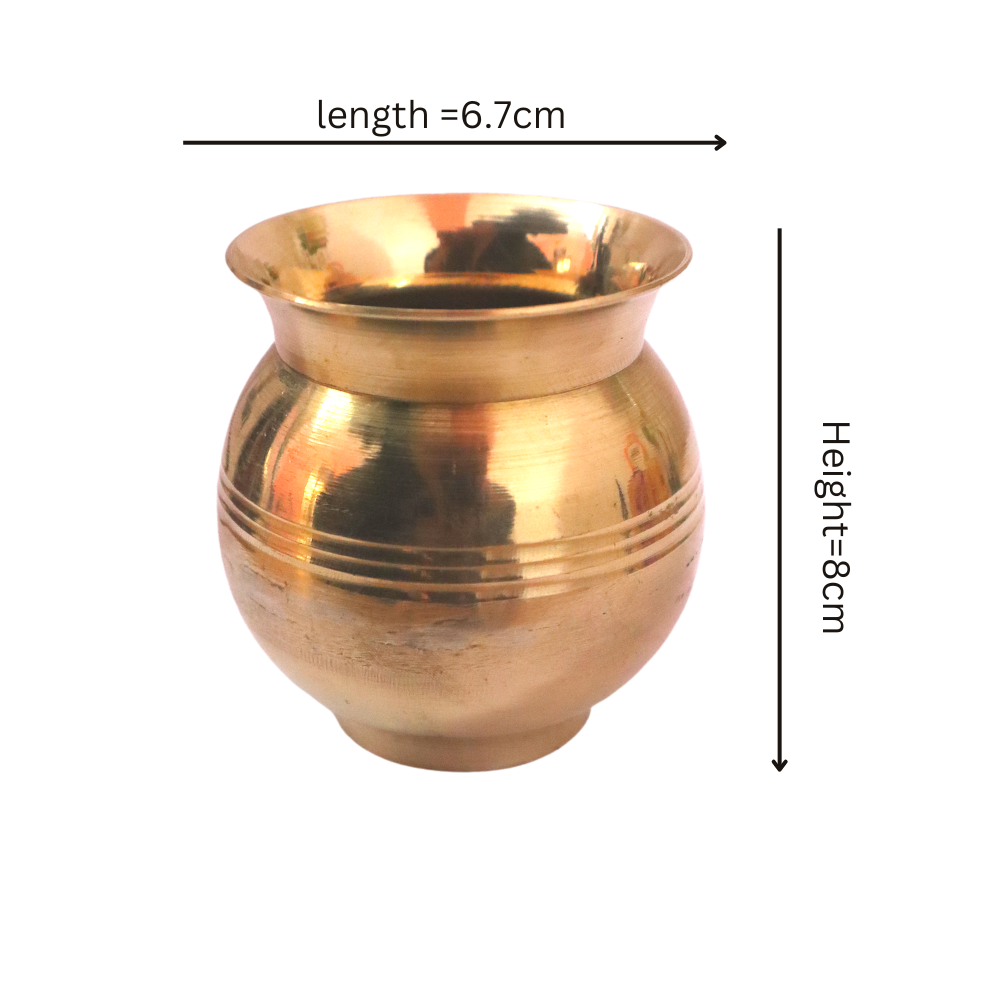 Brass Designer Lota | Brass Lota For Puja | Pital Lota For Puja | Religious Pooja Items