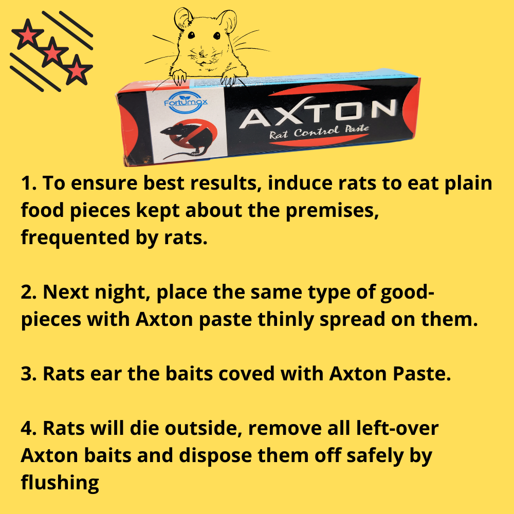 Rat Control Paste Bait | Ready to use Rat Killer Paste | Kills Rats and Rodents 35Gx2